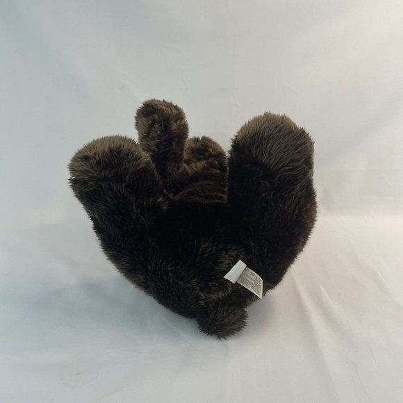 DanDee Collectors Choice Brown Bear 13" Plush Stuffed Toy Faux Leather Nose - Picture 5 of 7